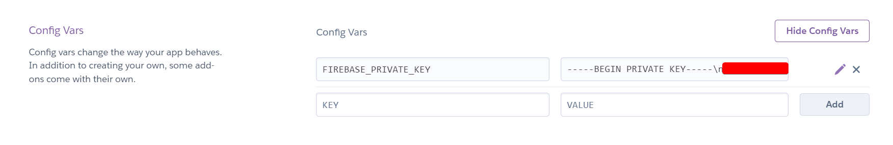 Heroku Config Vars